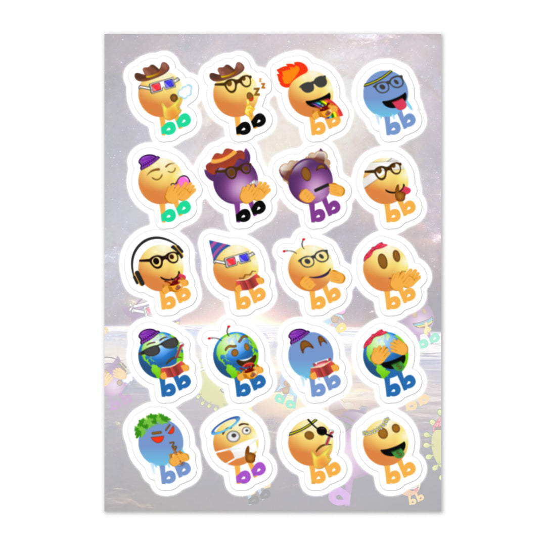 Megabb Buddy Stickers - Emojibb