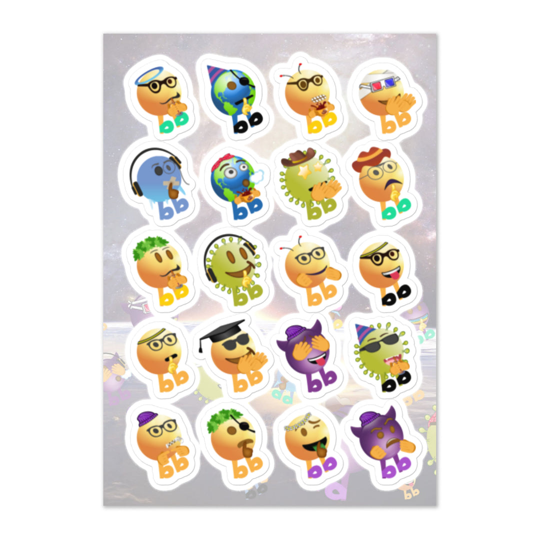 Megabb Buddy Stickers - Emojibb