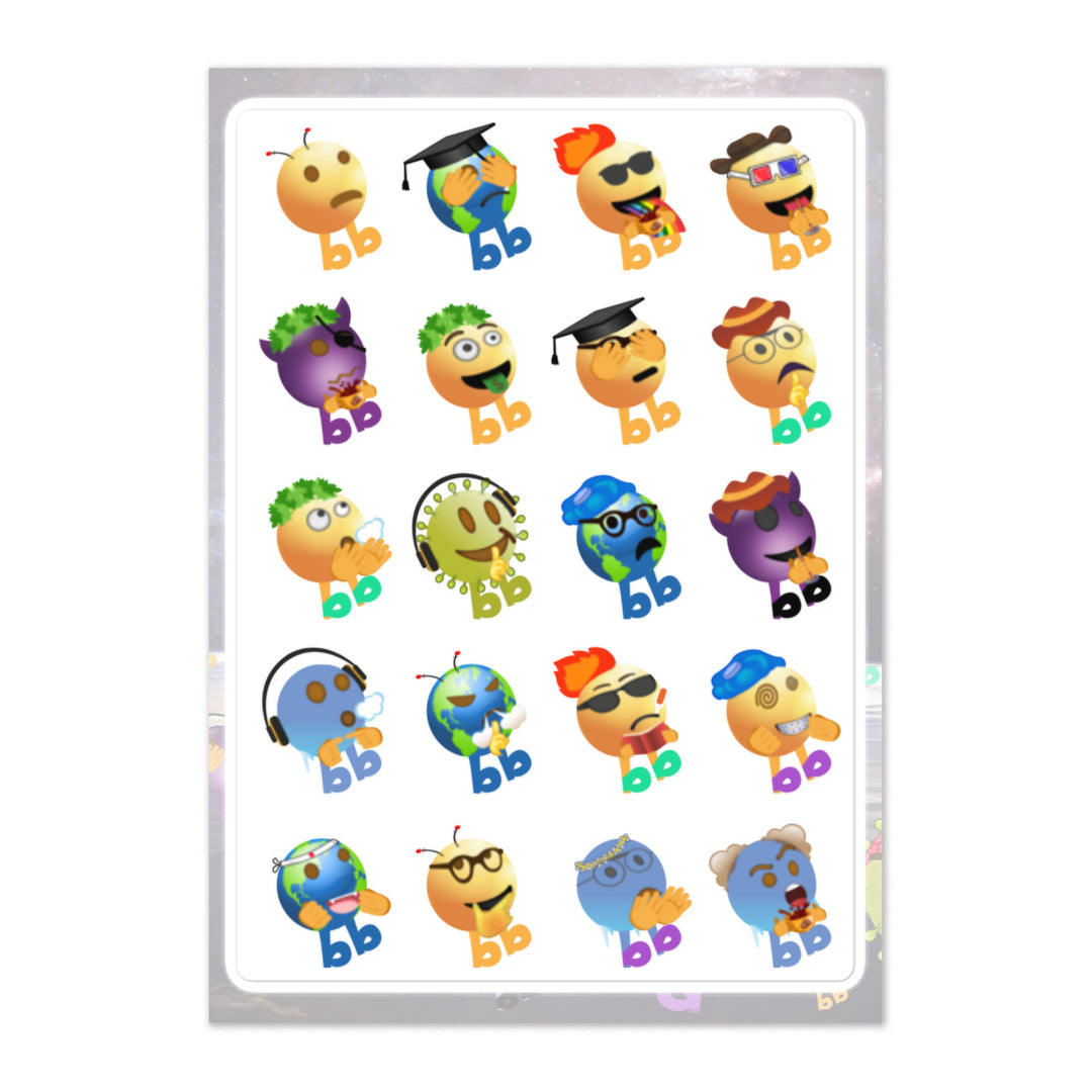 Megabb Buddy Stickers - Emojibb