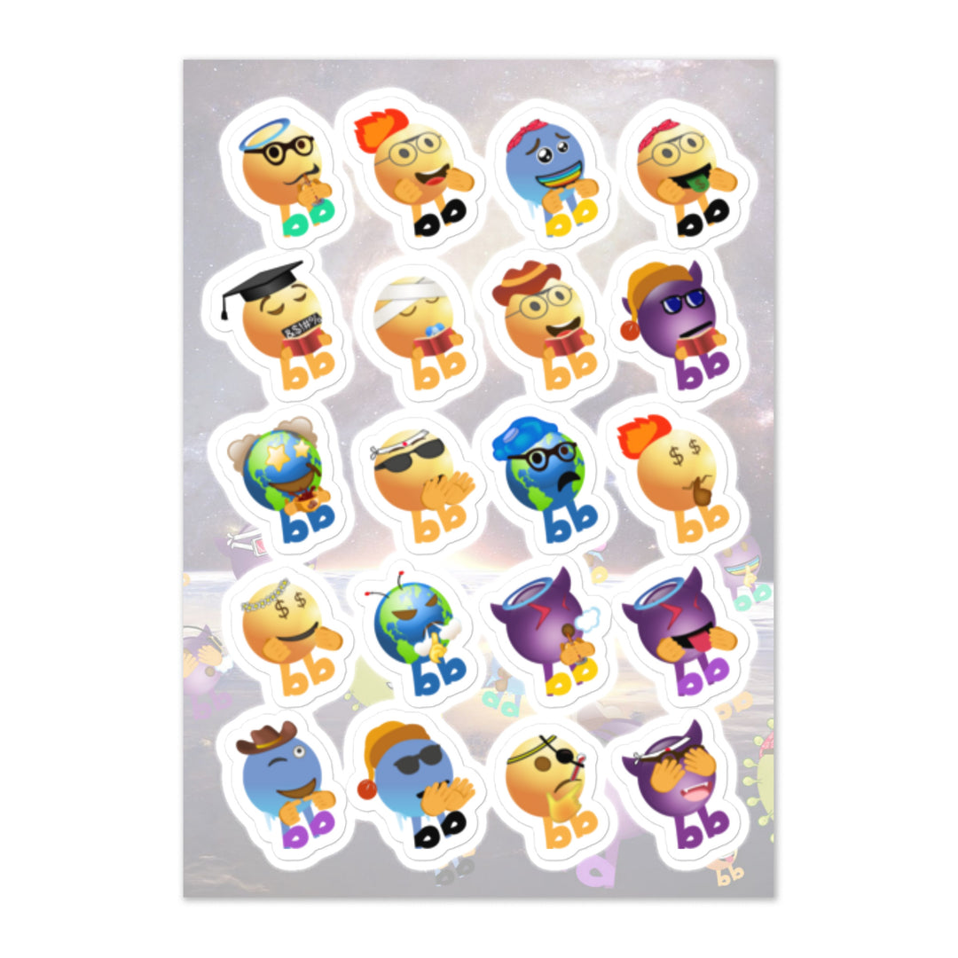 Megabb Buddy Stickers - Emojibb