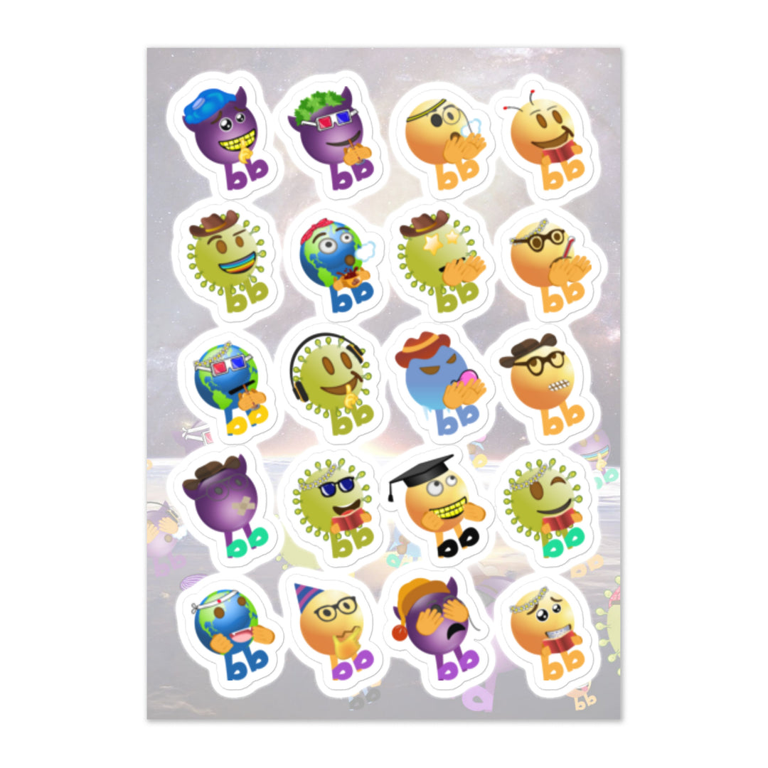 Megabb Buddy Stickers - Emojibb