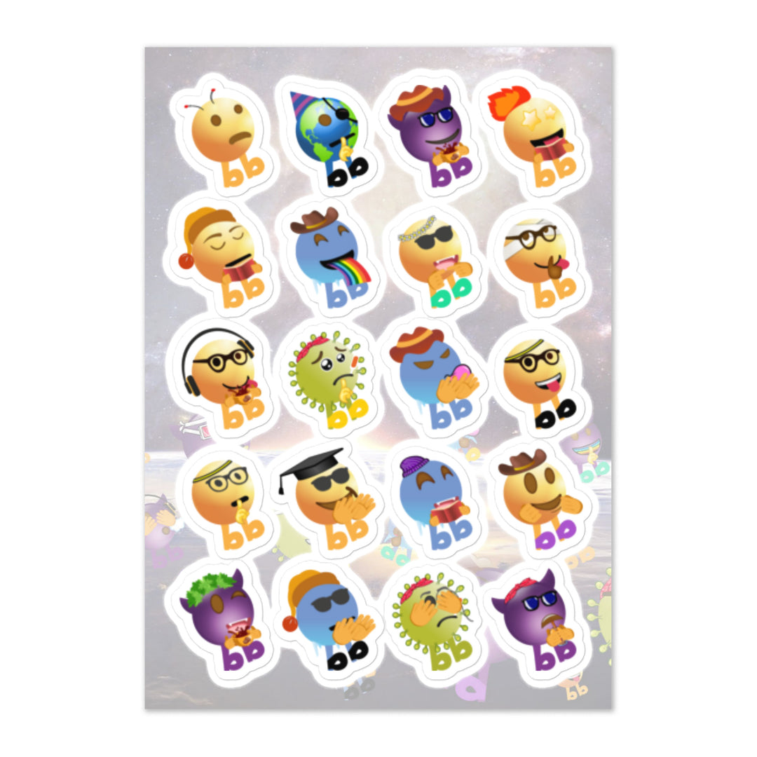 Megabb Buddy Stickers - Emojibb