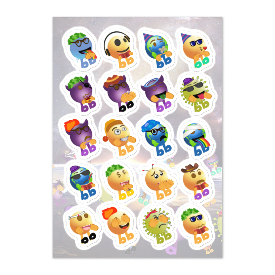 Megabb Buddy Stickers - Emojibb