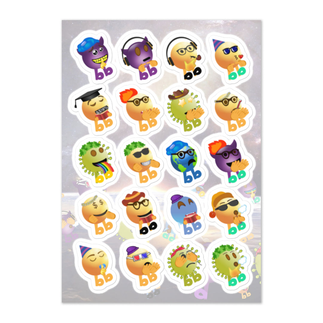 Megabb Buddy Stickers - Emojibb