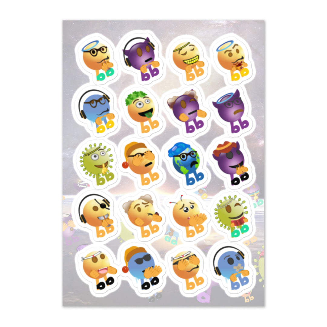 Megabb Buddy Stickers - Emojibb