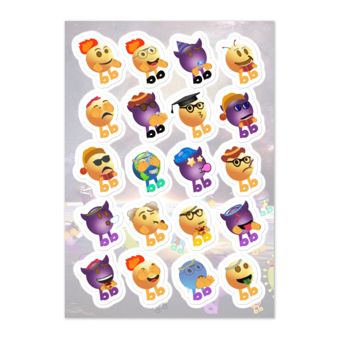 Megabb Buddy Stickers - Emojibb