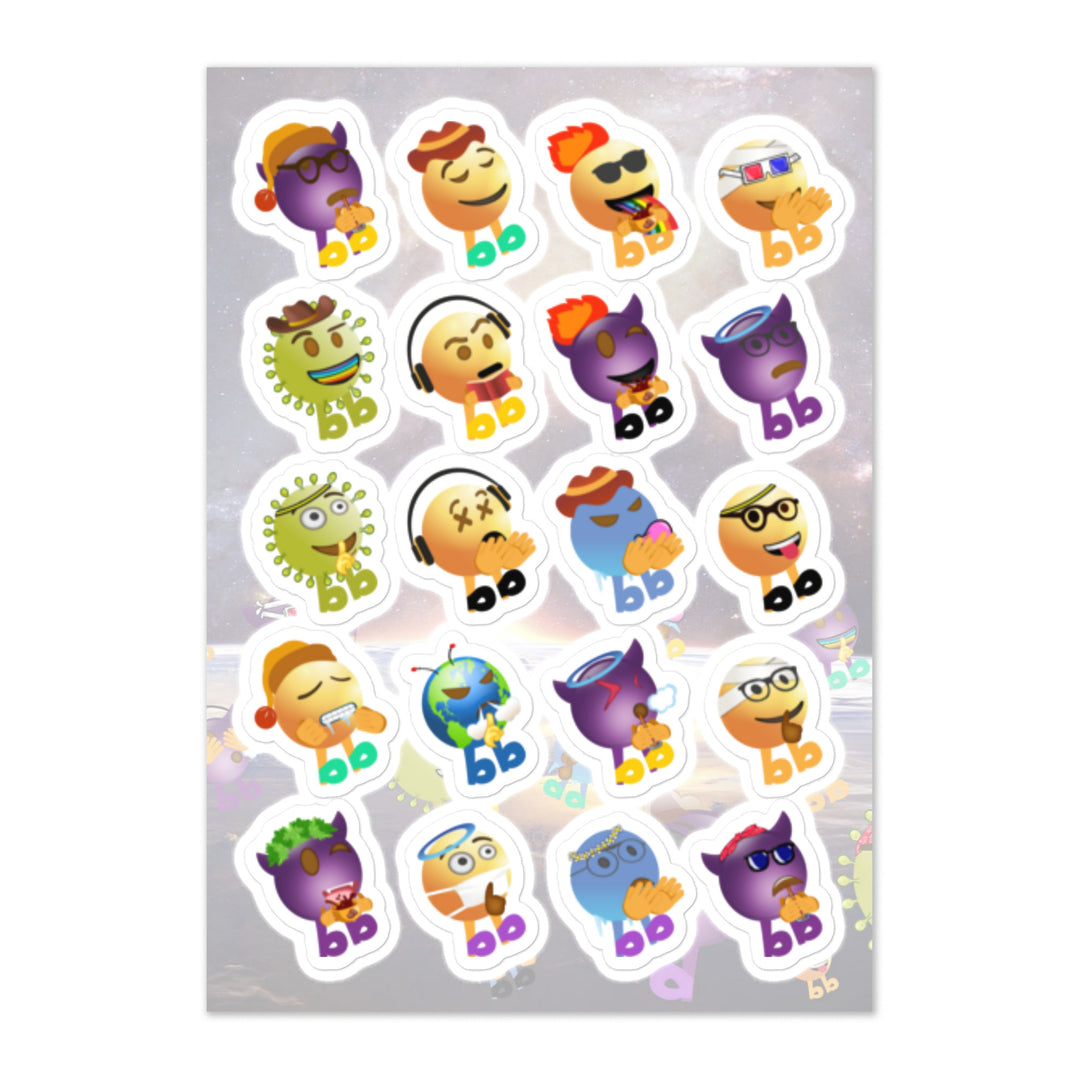 Megabb Buddy Stickers - Emojibb