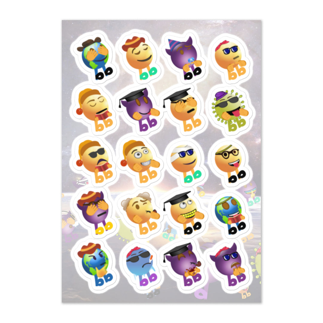 Megabb Buddy Stickers - Emojibb