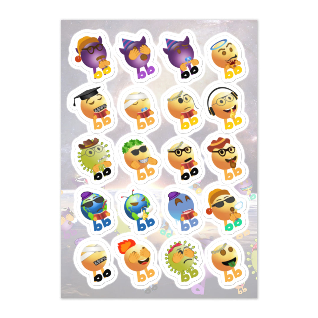 Megabb Buddy Stickers - Emojibb