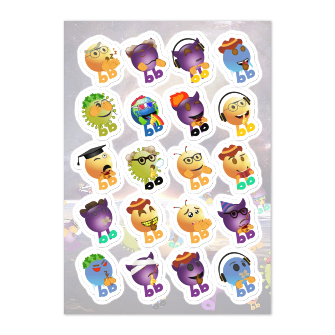 Megabb Buddy Stickers - Emojibb