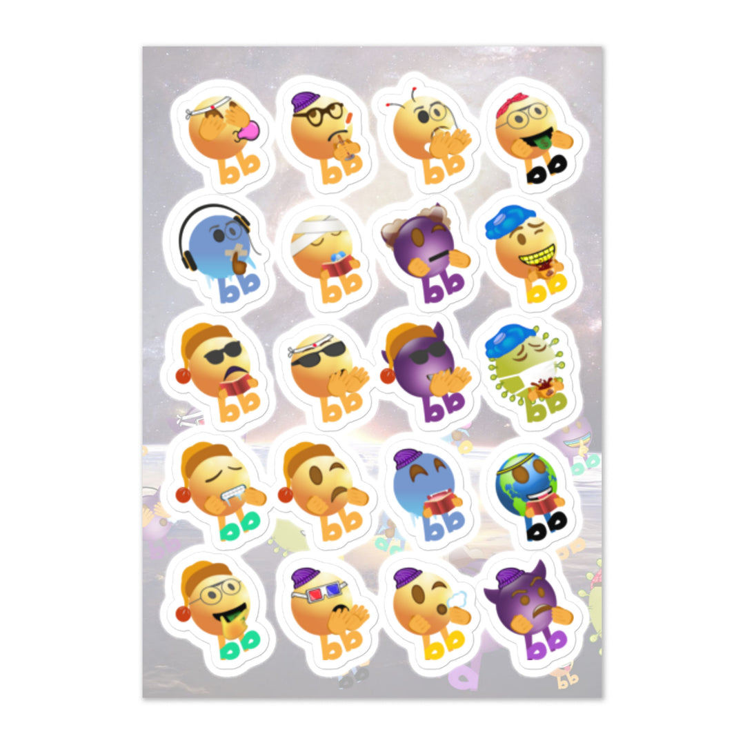 Megabb Buddy Stickers - Emojibb