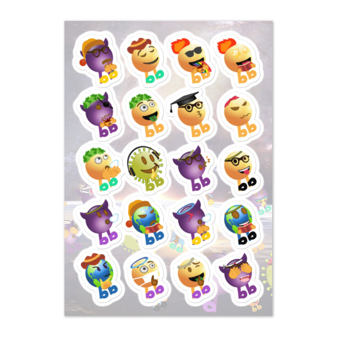 Megabb Buddy Stickers - Emojibb