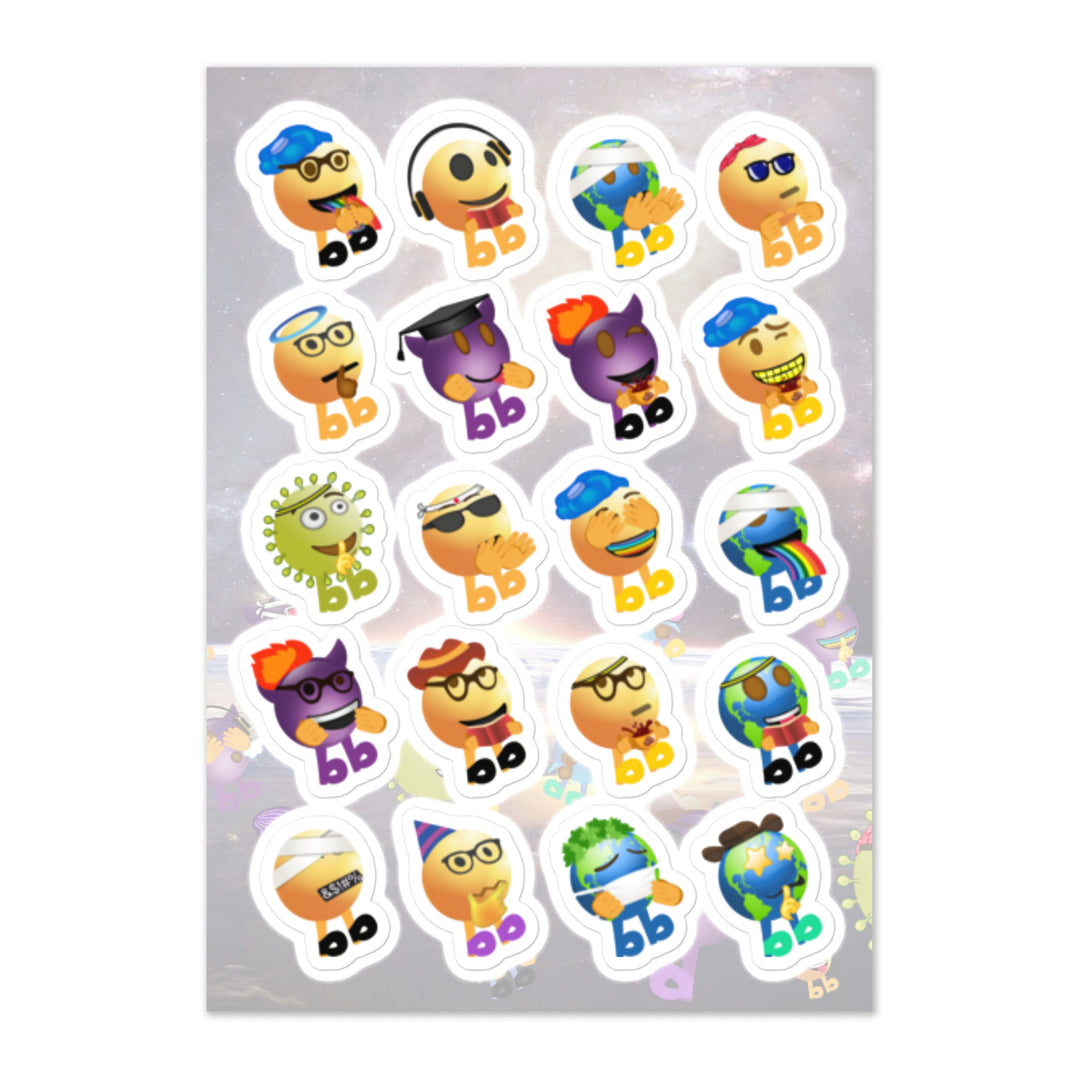 Megabb Buddy Stickers - Emojibb