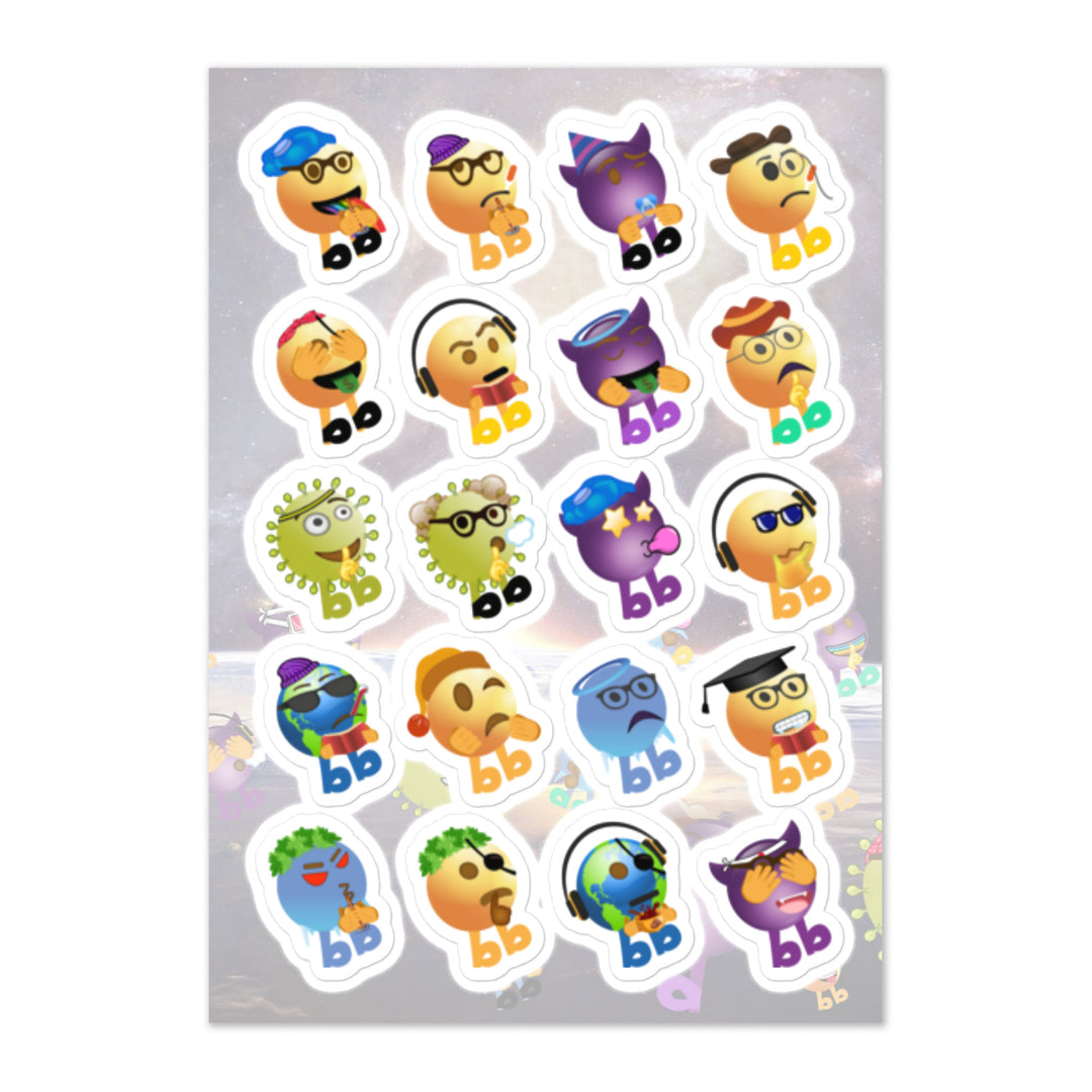 Megabb Buddy Stickers - Emojibb