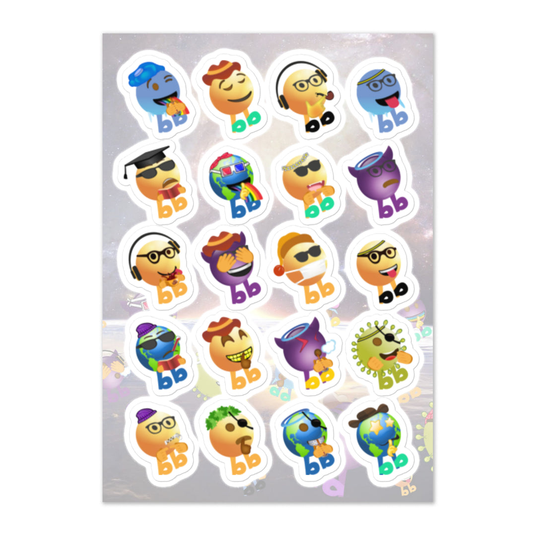 Megabb Buddy Stickers - Emojibb