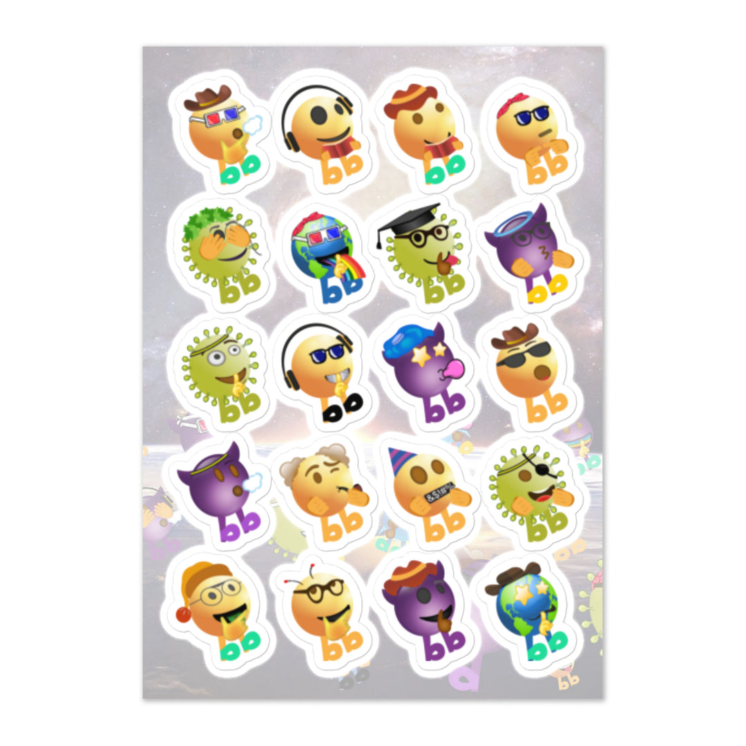 Megabb Buddy Stickers - Emojibb