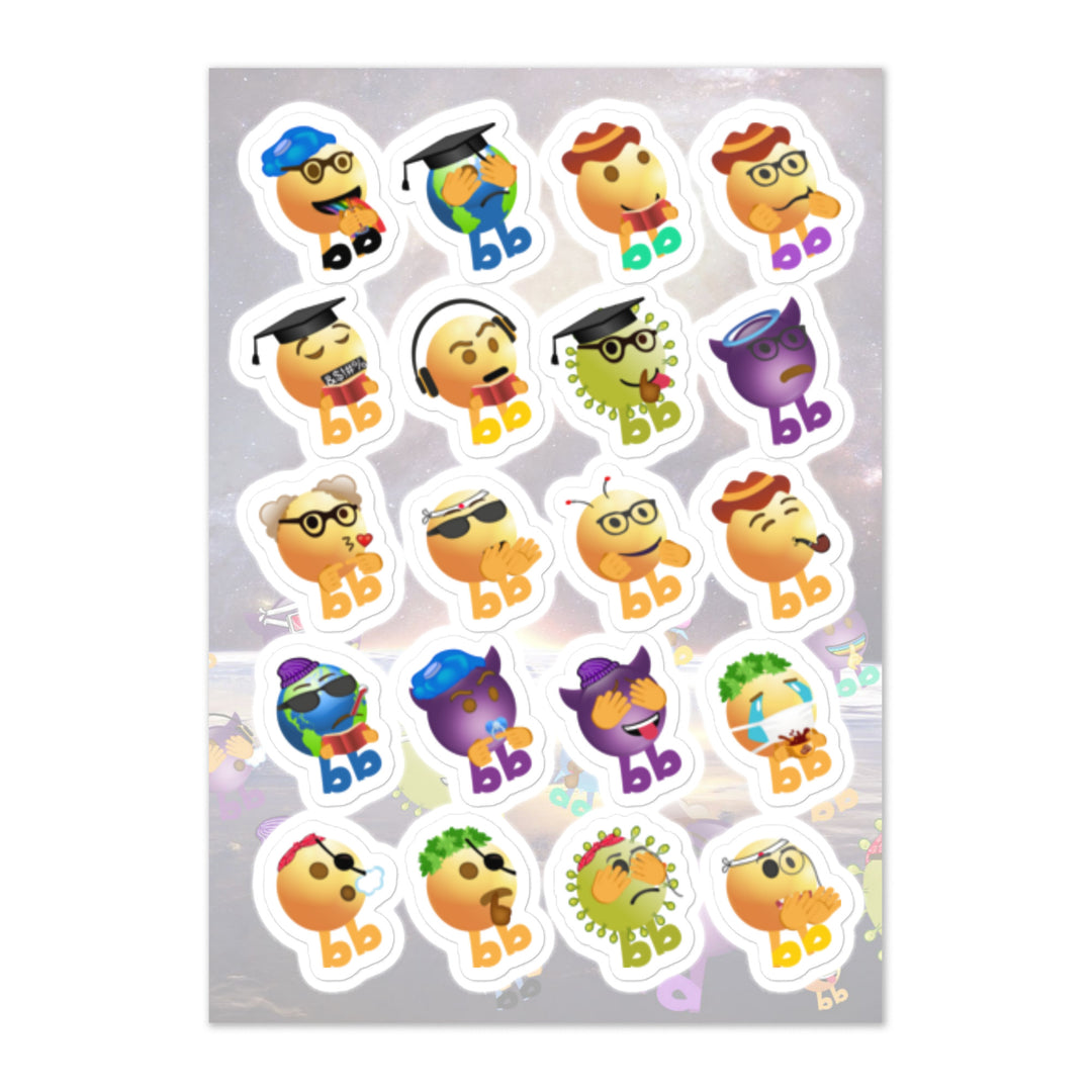 Megabb Buddy Stickers - Emojibb