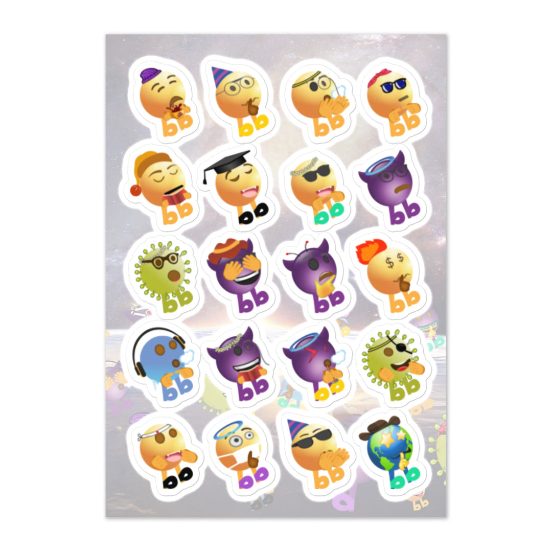 Megabb Buddy Stickers - Emojibb