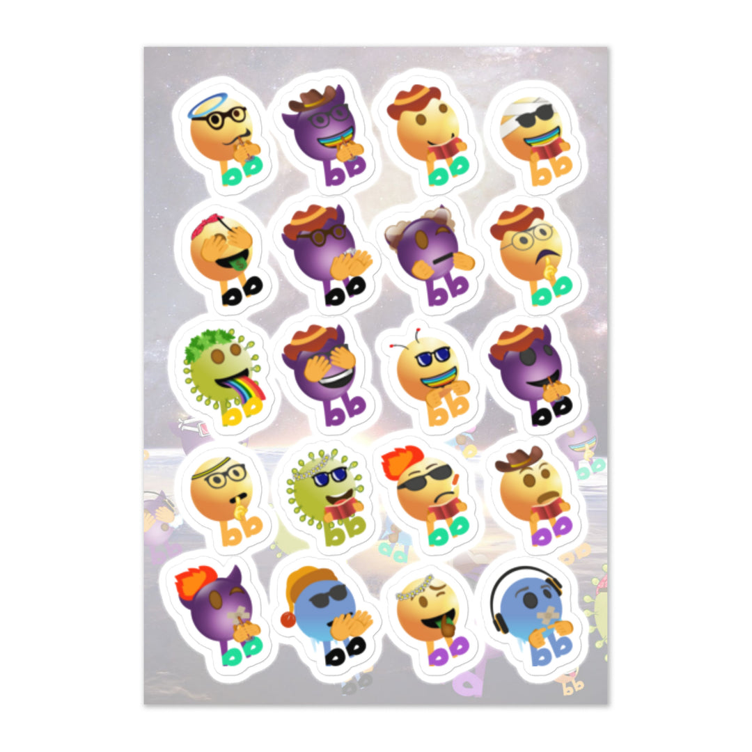 Megabb Buddy Stickers - Emojibb