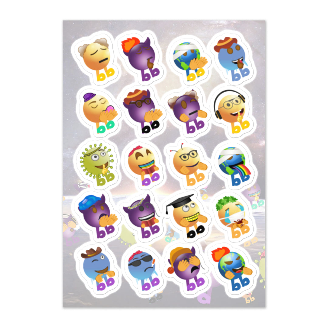 Megabb Buddy Stickers - Emojibb