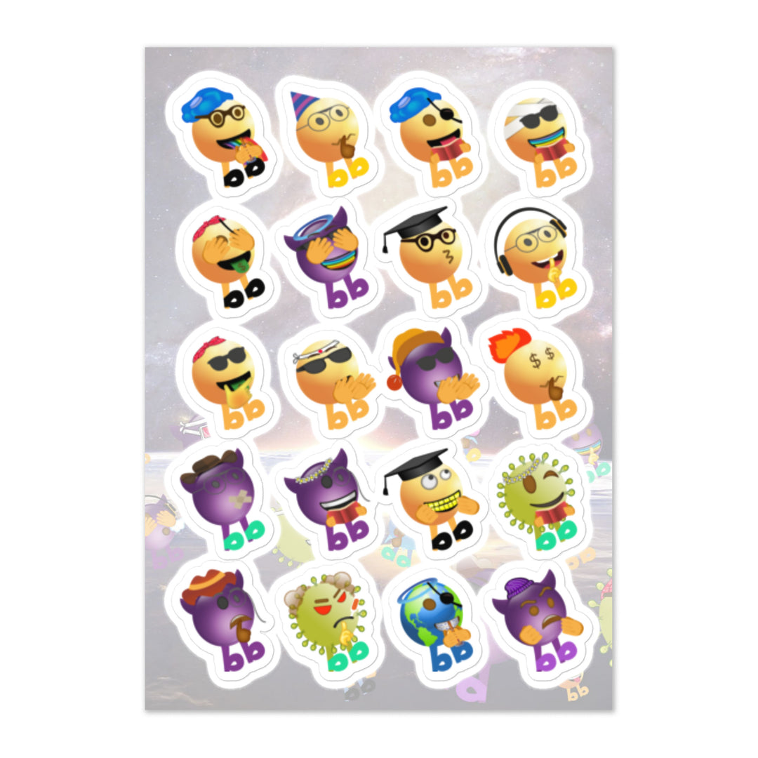 Megabb Buddy Stickers - Emojibb