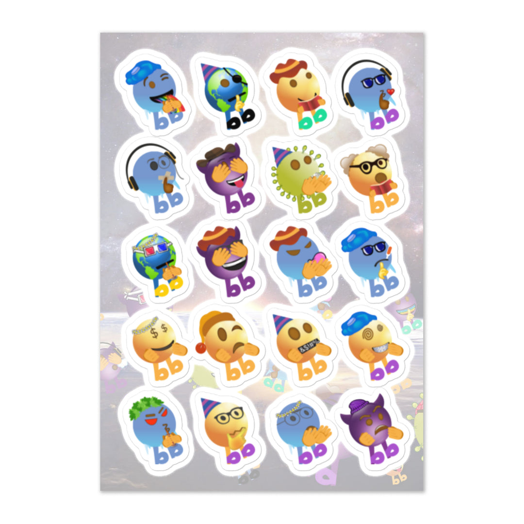 Megabb Buddy Stickers - Emojibb