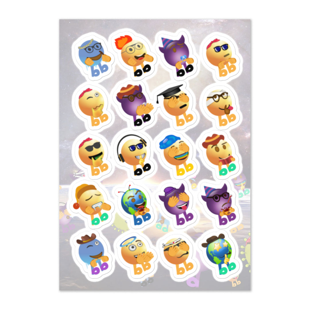 Megabb Buddy Stickers - Emojibb