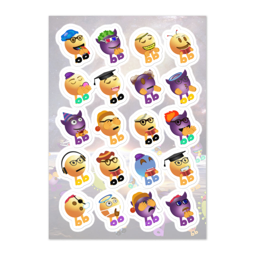 Megabb Buddy Stickers - Emojibb