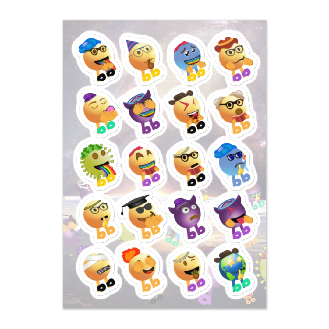 Megabb Buddy Stickers - Emojibb