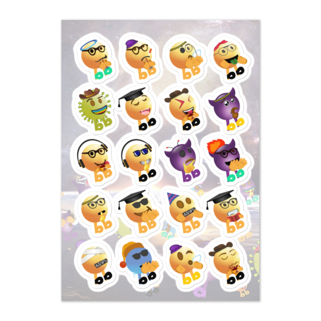 Megabb Buddy Stickers - Emojibb