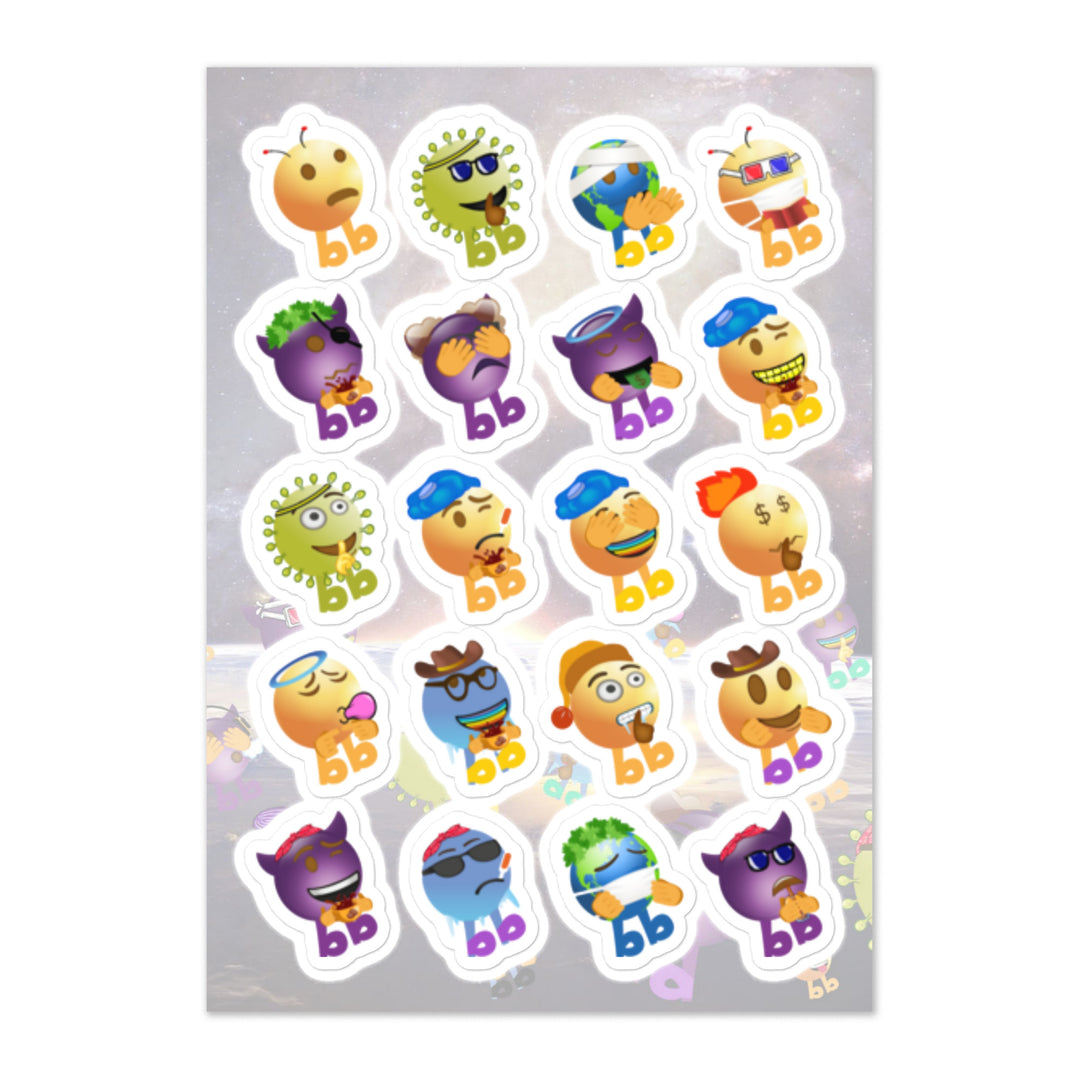 Megabb Buddy Stickers - Emojibb