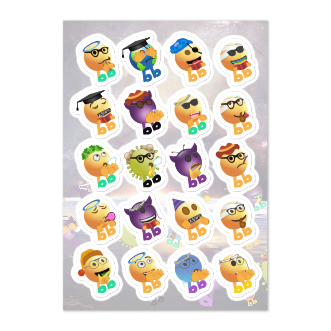 Megabb Buddy Stickers - Emojibb
