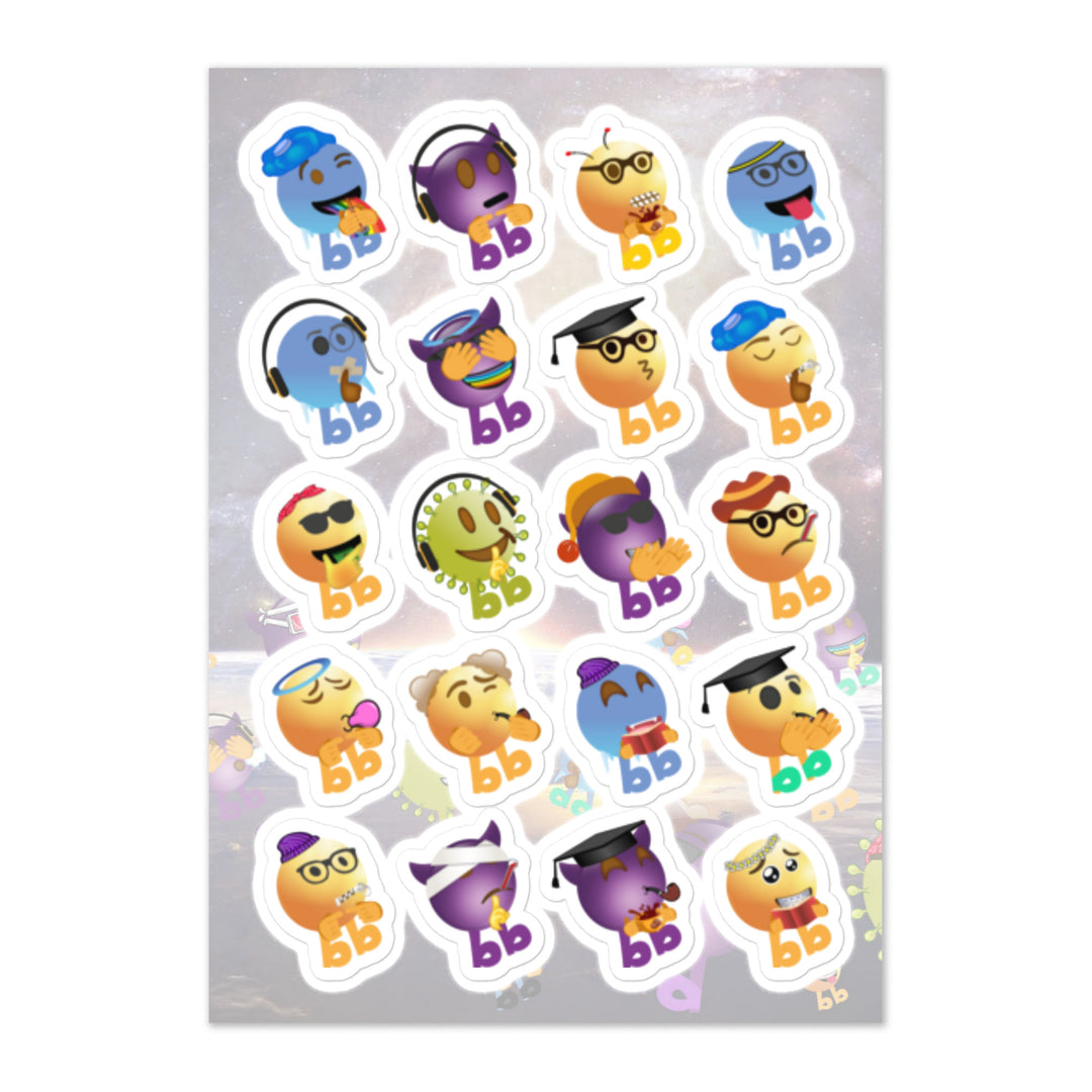 Megabb Buddy Stickers - Emojibb