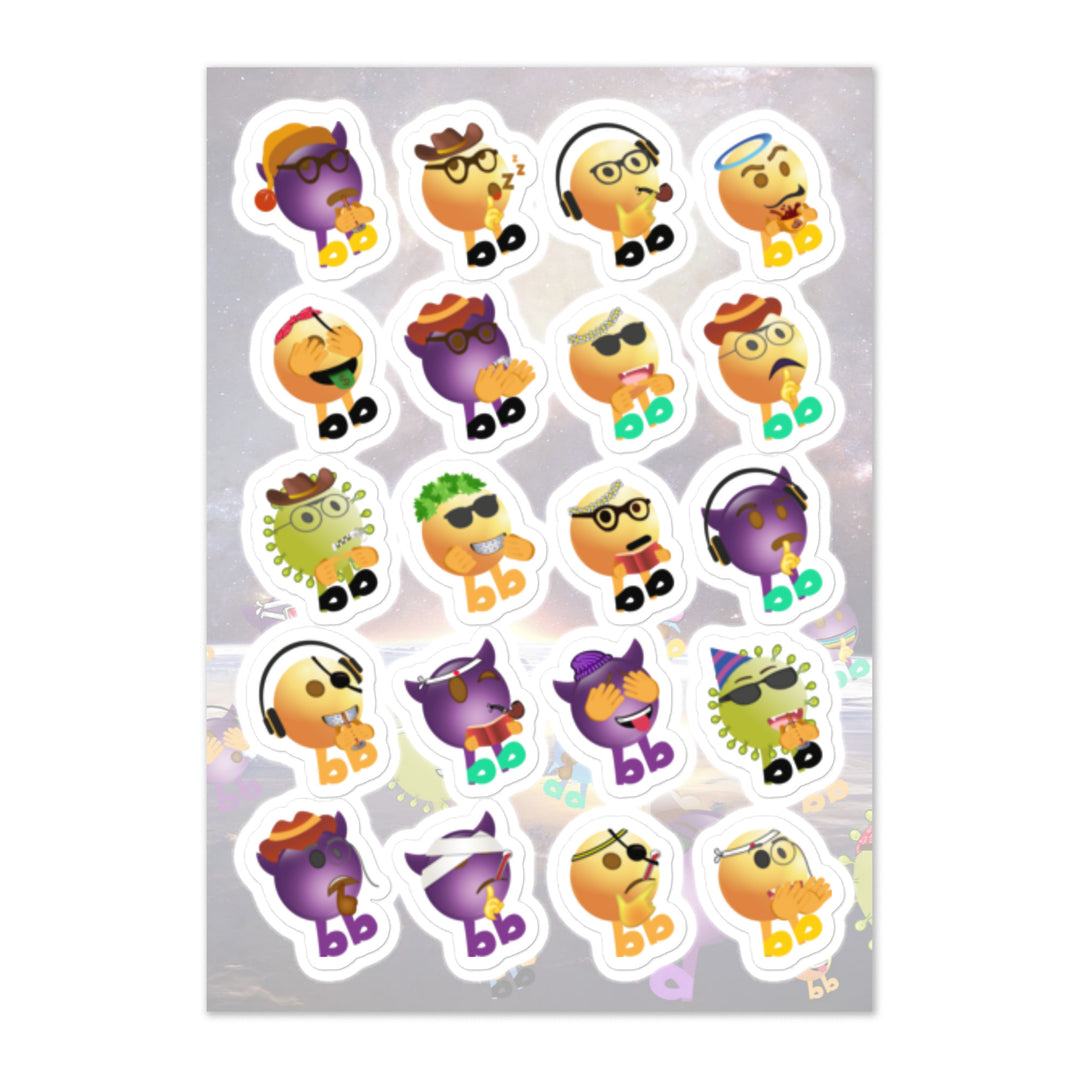 Megabb Buddy Stickers - Emojibb