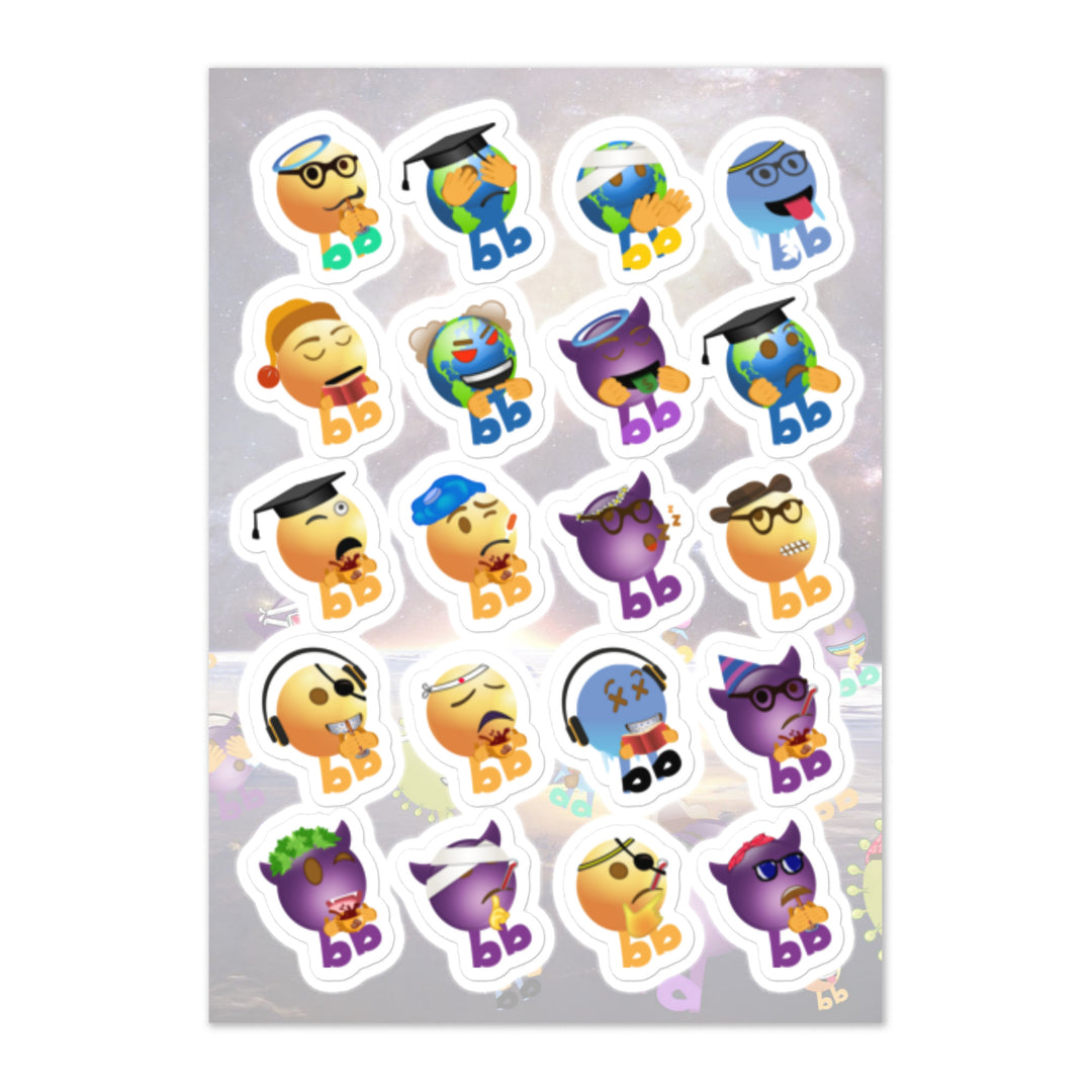 Megabb Buddy Stickers - Emojibb