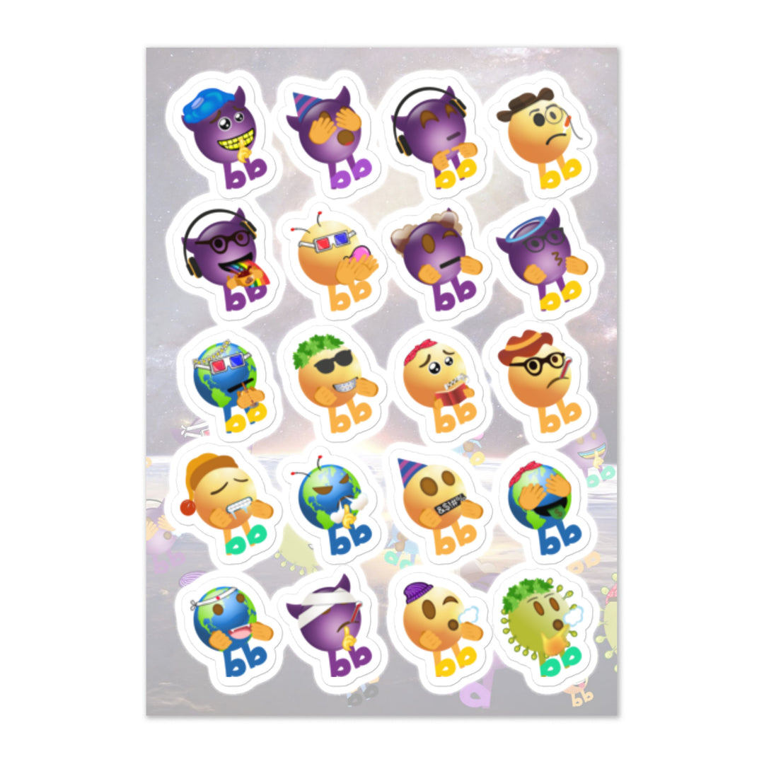 Megabb Buddy Stickers - Emojibb