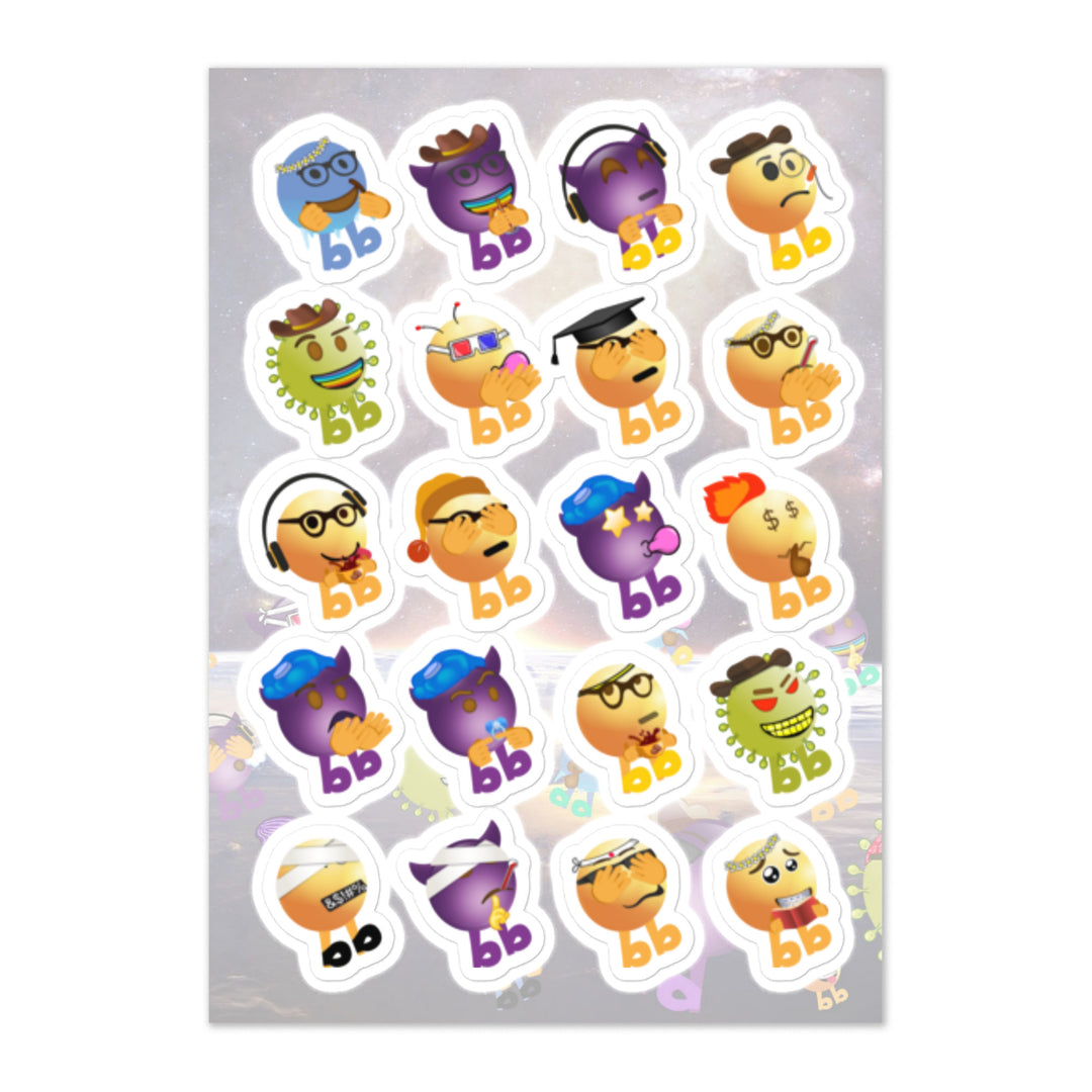 Megabb Buddy Stickers - Emojibb