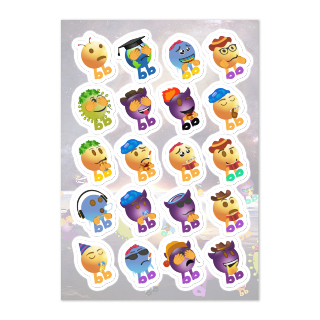 Megabb Buddy Stickers - Emojibb