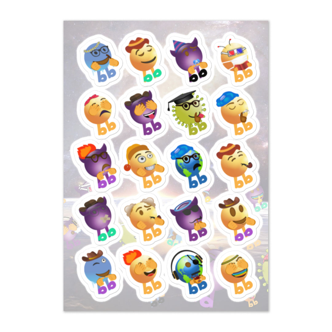 Megabb Buddy Stickers - Emojibb