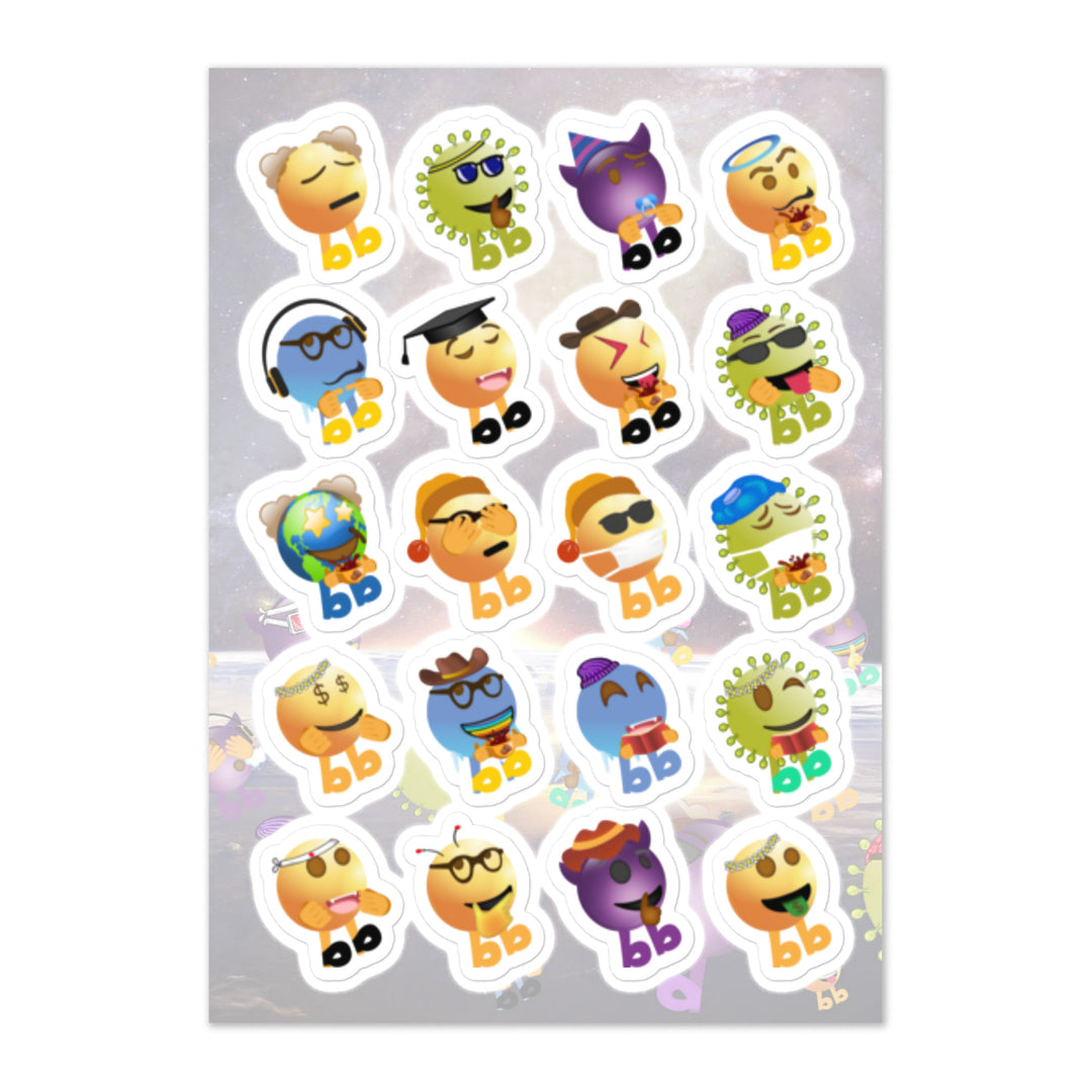 Megabb Buddy Stickers - Emojibb