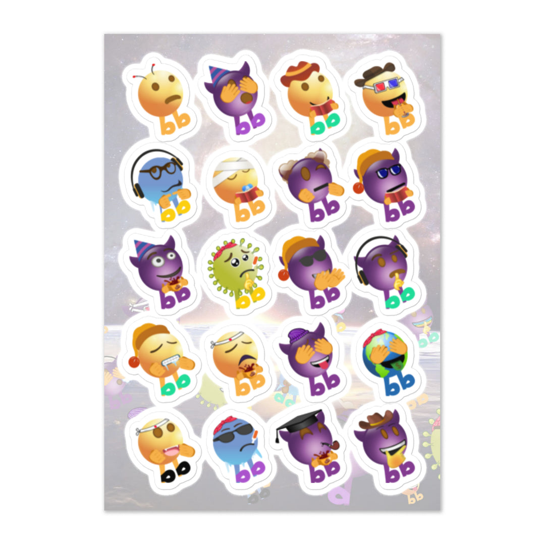 Megabb Buddy Stickers - Emojibb