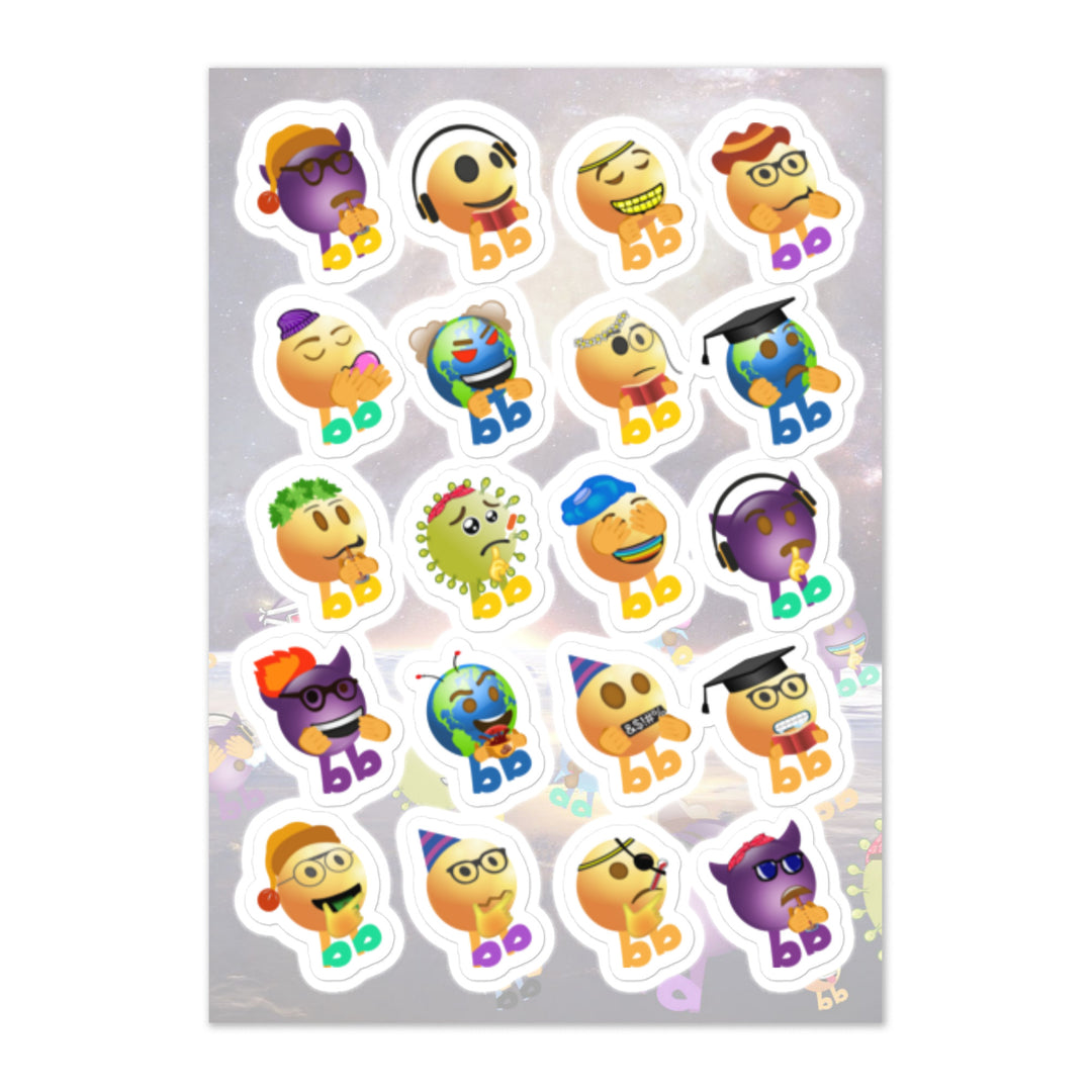 Megabb Buddy Stickers - Emojibb