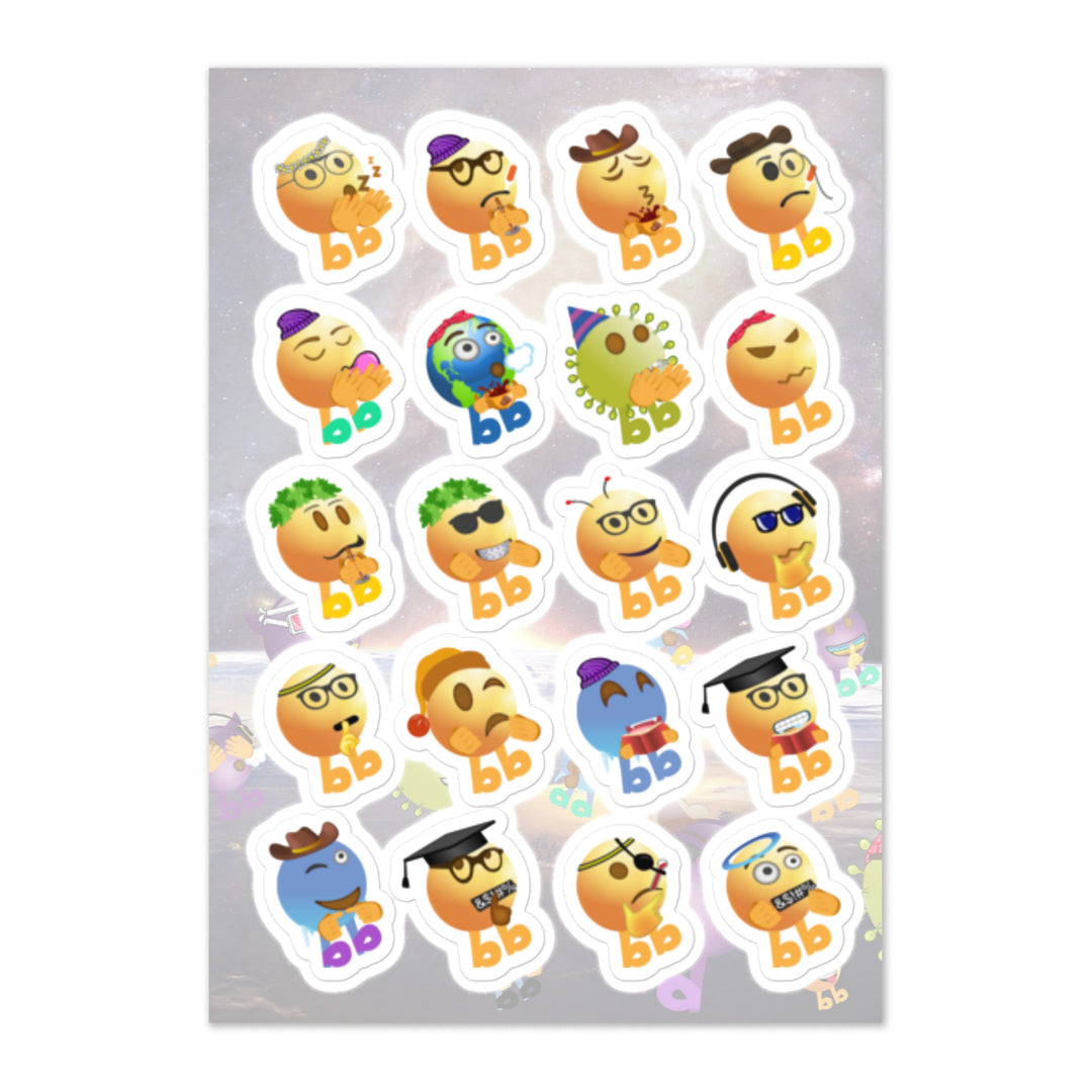 Megabb Buddy Stickers - Emojibb