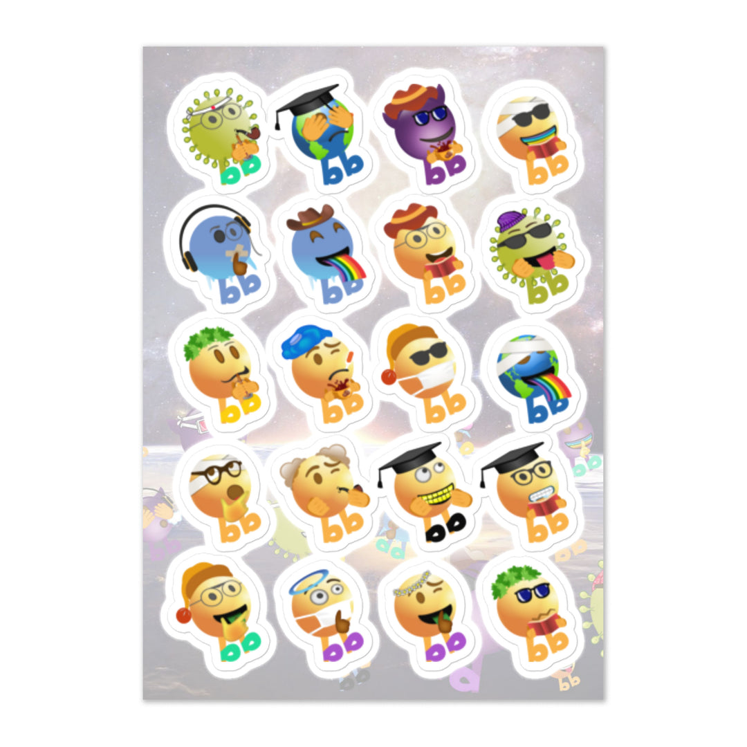 Megabb Buddy Stickers - Emojibb