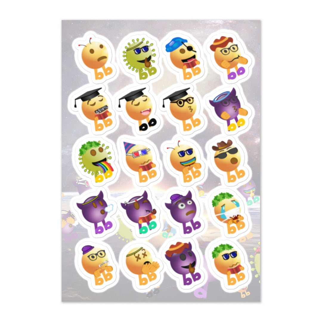 Megabb Buddy Stickers - Emojibb