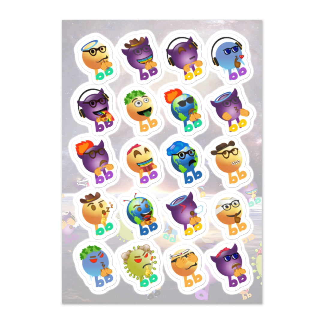 Megabb Buddy Stickers - Emojibb