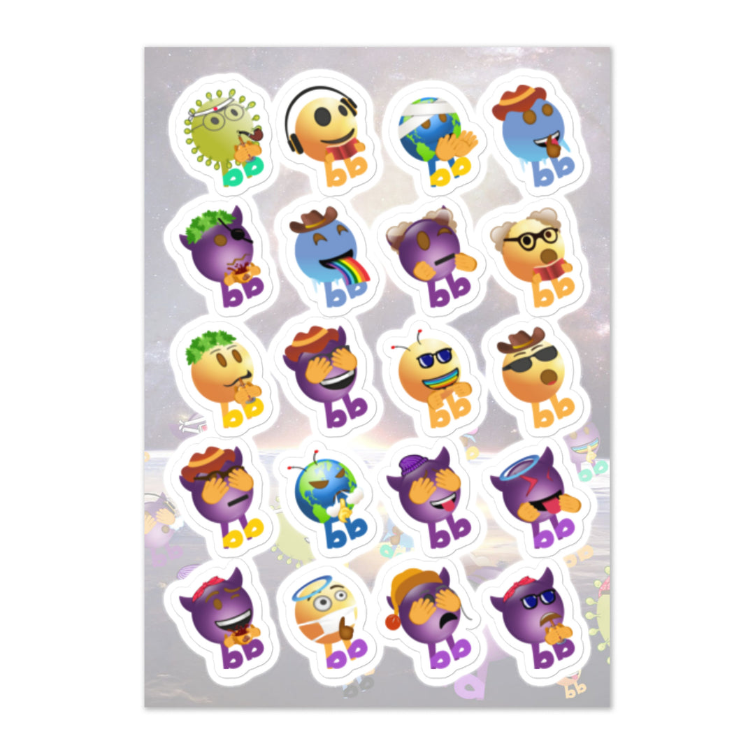 Megabb Buddy Stickers - Emojibb