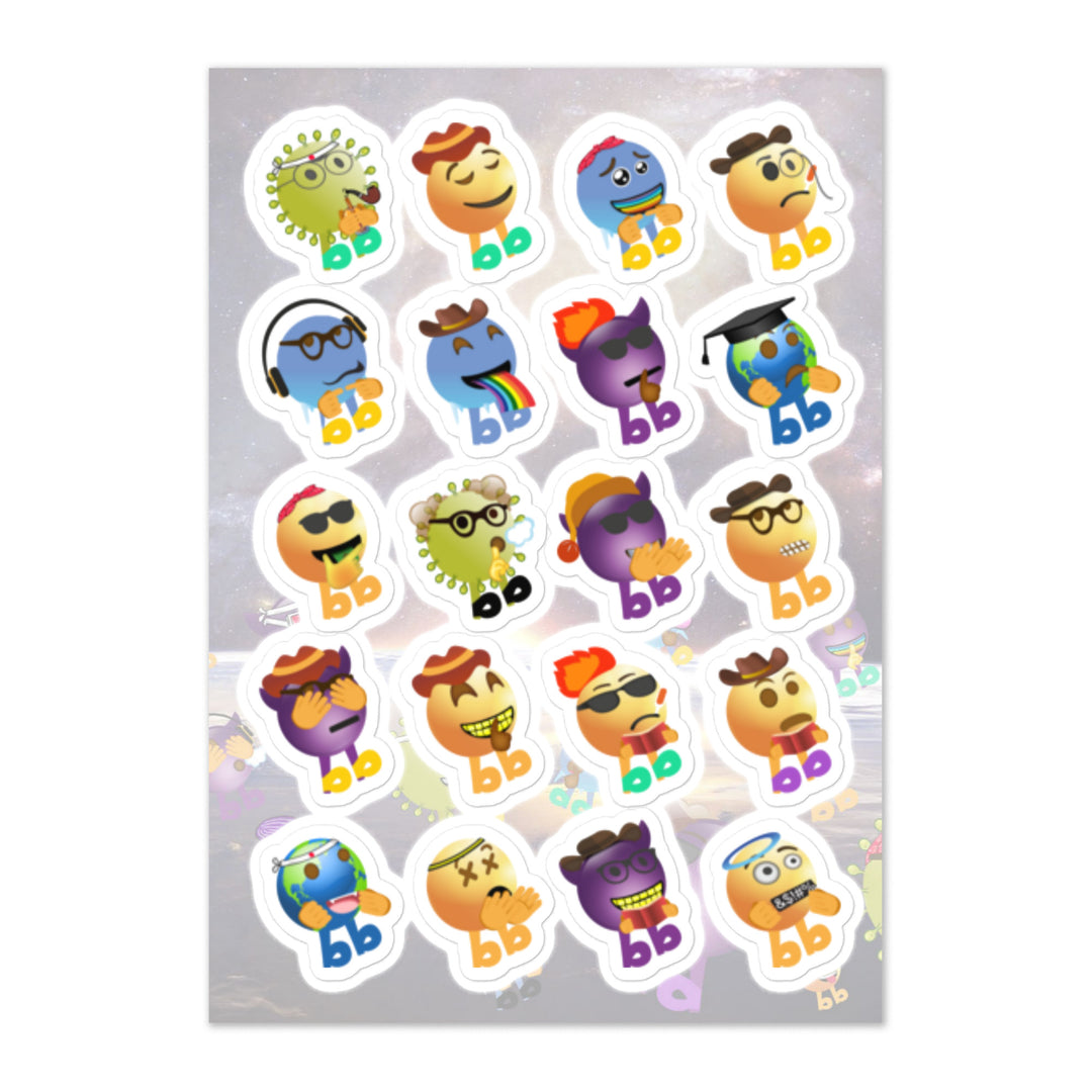 Megabb Buddy Stickers - Emojibb