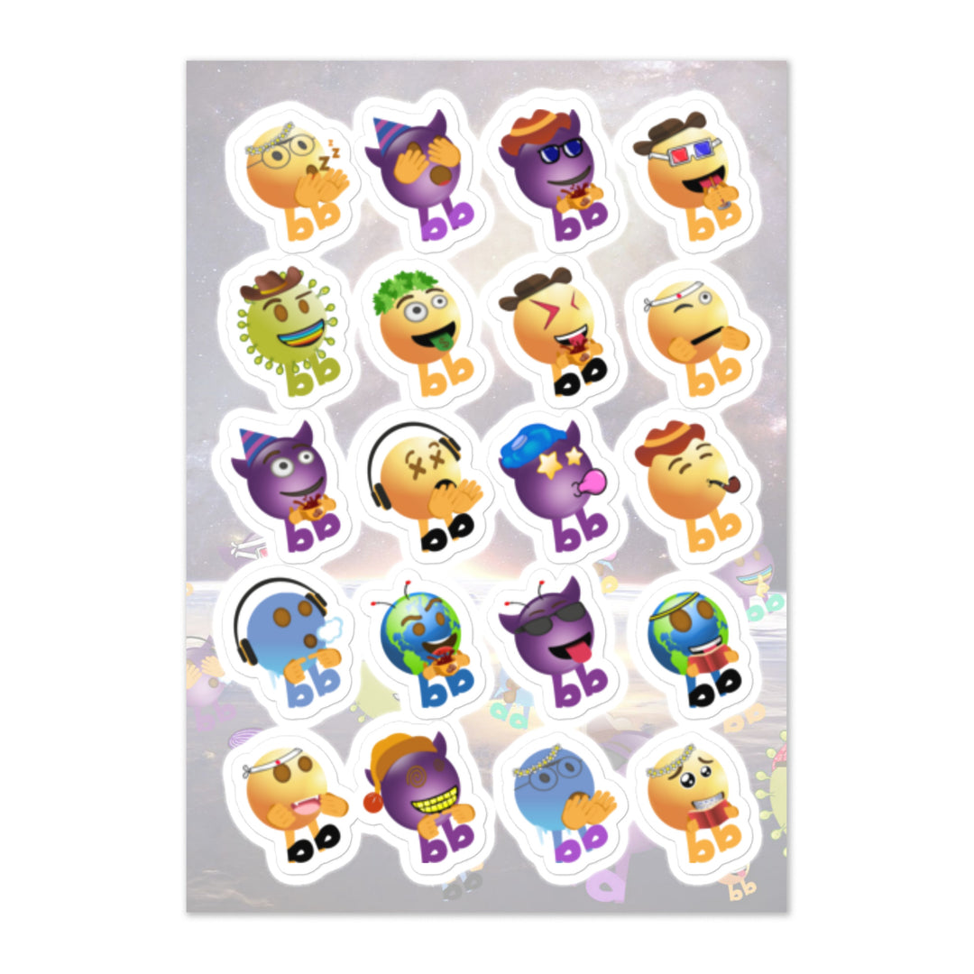 Megabb Buddy Stickers - Emojibb