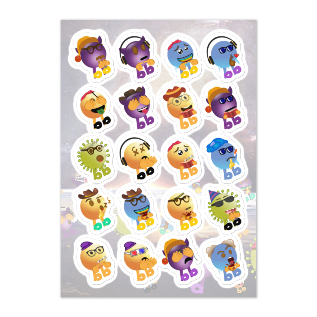 Megabb Buddy Stickers - Emojibb